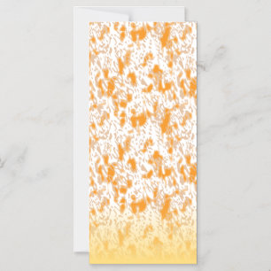 Textilmuster mit leuchtendem Orange und Gold Magneteinladung