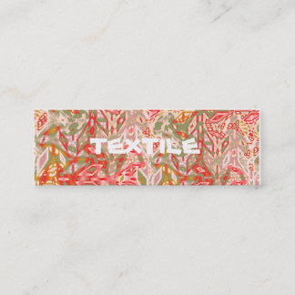 Textilrote Grüne/erblassen - rosa längliche Karte