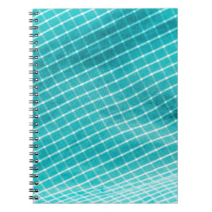 Textilverschluss im Hintergrund. Notizblock