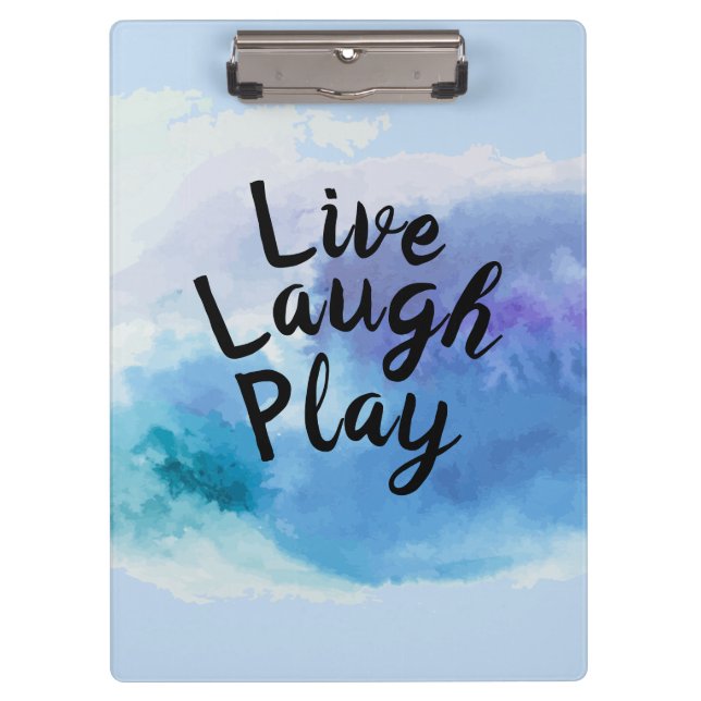 TextLive-Lachwiedergabe ändern Inspirier Zitat mot Klemmbrett (Vorderseite)