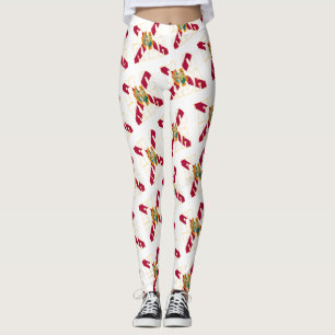 Textmuster für Florida-Zustandsflaggen Leggings