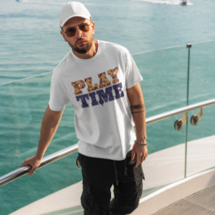 Textmuster zur Wiedergabe der Uhrzeit T-Shirt