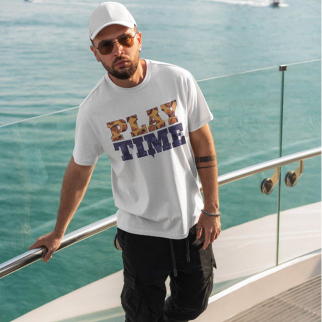 Textmuster zur Wiedergabe der Uhrzeit T-Shirt (Von Creator hochgeladen)