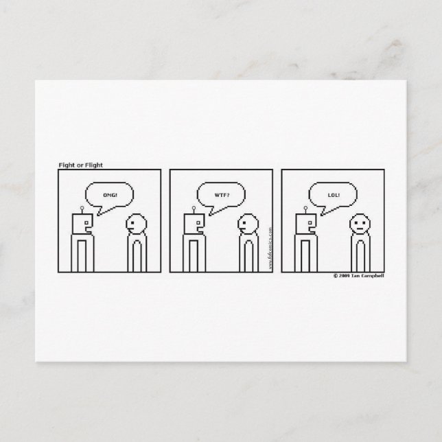 Textnachricht Postkarte (Vorderseite)