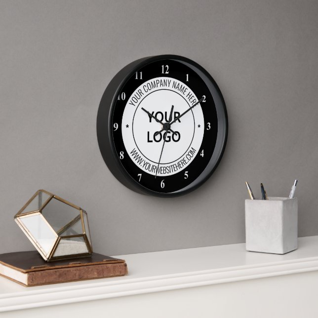 Textnachrichten für die benutzerdefinierte Firmenl Uhr (Büro)