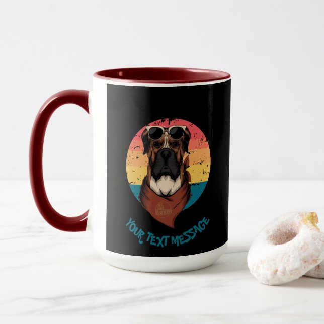 Textnachrichten-Tasse absichern Tasse (Mit Donut)