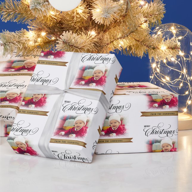 Textrahierpapier für benutzerdefiniertes Foto Geschenkpapier (Feiertage)