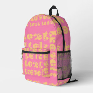 Textreisen Bedruckter Rucksack