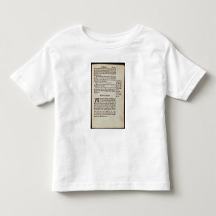 Textseite des alten Testaments Kleinkind T-shirt
