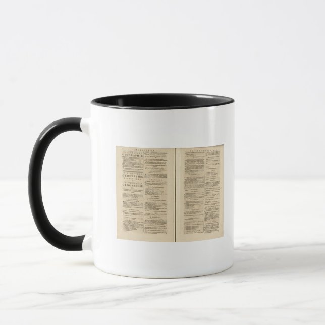 Textseite Neuer Weltatlantik Tasse (Links)