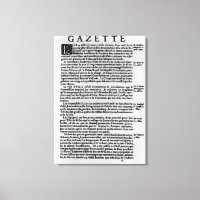 Textseite von "La Gazette"
