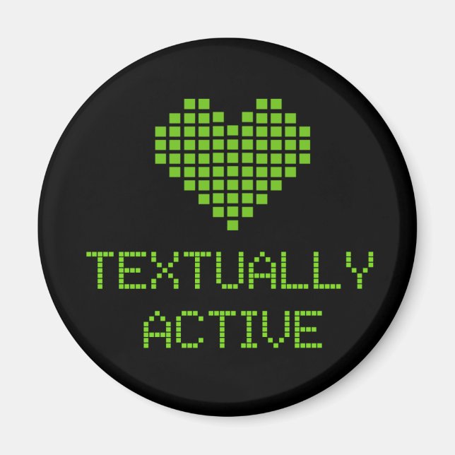 Textuell aktiv - Magnet (Vorne)