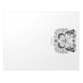 Textupte zum Färben von Schmetterlingen für Erwach Notizblock