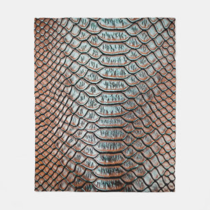 Textur aus Hautschleid,Krokodil,l Fleecedecke