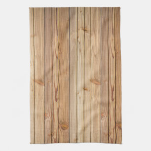 Textur aus hellem Holz Küchentuch