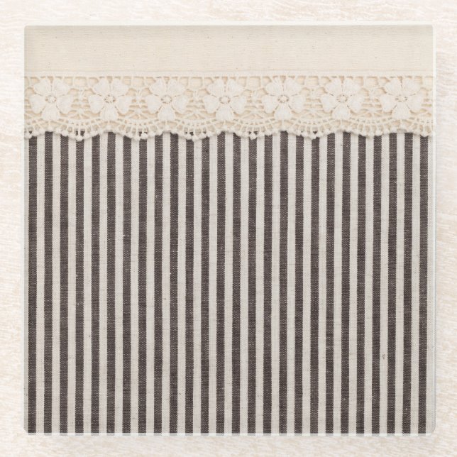 Textur aus Spitzen, Hintergrund. Glasuntersetzer (Vorderseite)