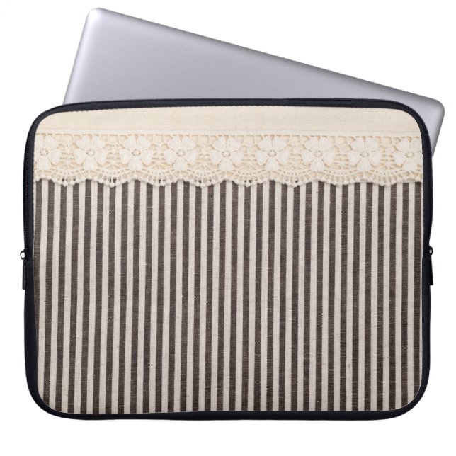 Textur aus Spitzen, Hintergrund. Laptopschutzhülle (Vorderseite)