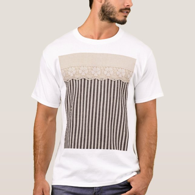 Textur aus Spitzen, Hintergrund. T-Shirt (Vorderseite)