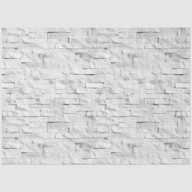 Textur aus weißem Stein 1 Seidenpapier (Vorderseite)