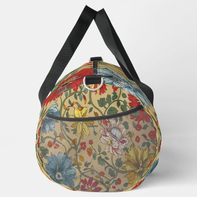 Textur der Blume Duffle Bag (Rechts)