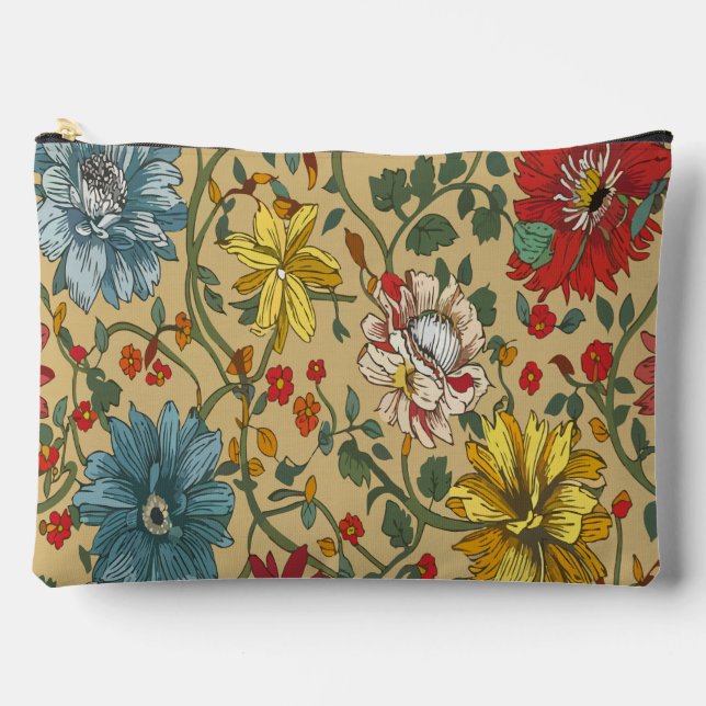 Textur der Blume Zubehörtasche (Vorderseite)