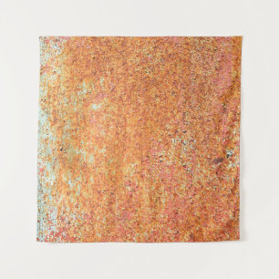 Textur des alten gemalten Metalabstrakts, Alter, a Wandteppich