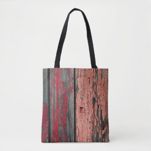 Textur des alten Holzzauns in Rot und Rot
