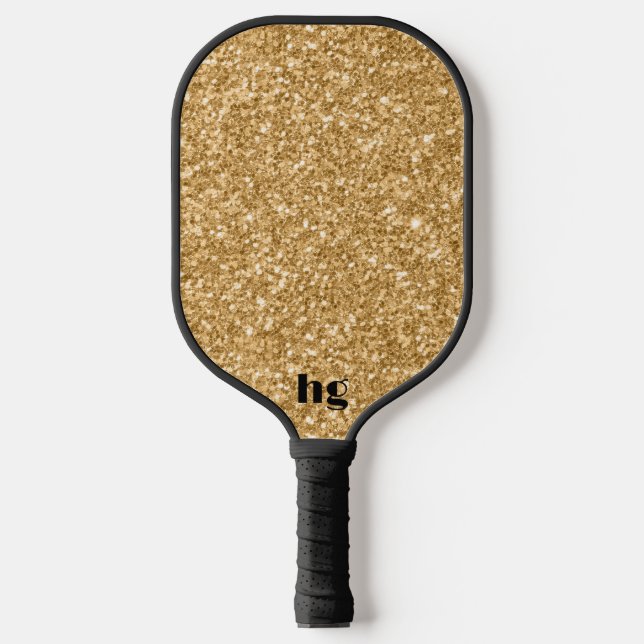 Textur des Glitzer Pickleball Schläger (Vorderseite)
