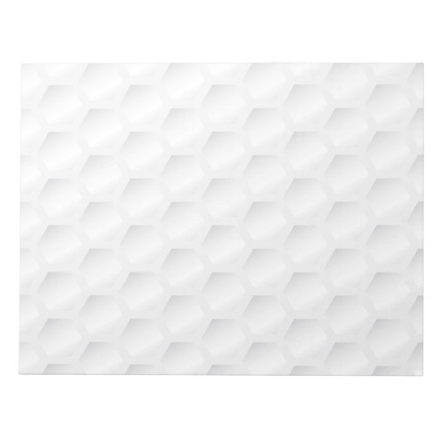Textur des Golfballs Notizblock (Vorderseite)