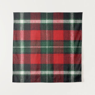 Textur des karierten Gewebes: leer, vielseitig Wandteppich