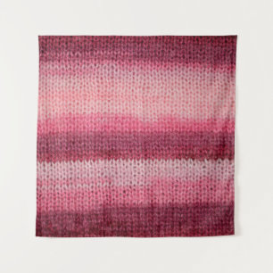 Textur des Strickstoffes mit abstraktem Pat Wandteppich