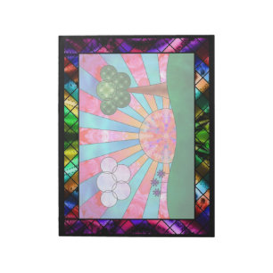 Textur des Sun Notepad Notizblock