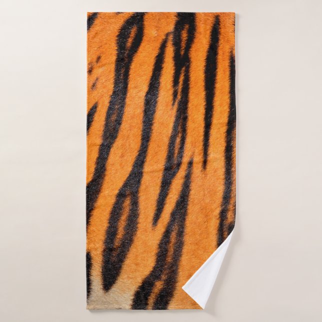Textur des Tigers Badehandtuch (Badehandtuch)