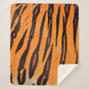 Textur des Tigers Sherpadecke