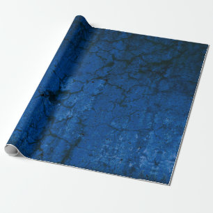 Textur Dunkelblau Rustikal Vintage Grunge Geschenkpapier
