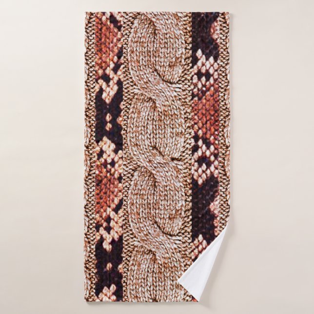 Textur, geometrische Textur, Schlange  Badehandtuch (Badehandtuch)