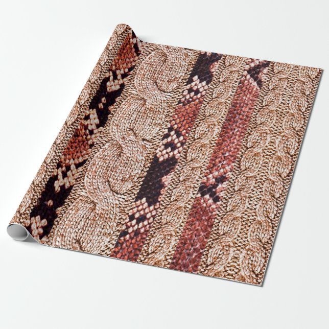 Textur, geometrische Textur, Schlange  Geschenkpapier (Ungerollt)