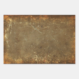 Textur Grunge Rustikal Braun Beige Alt Vintag Geschenkpapier Set