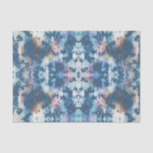 Textur Grunge Stucco blauer Abstraktion Decoupage Seidenpapier