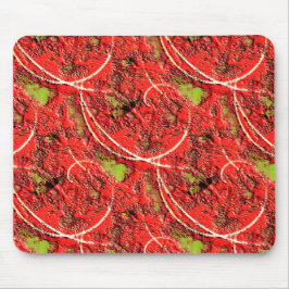 Textur in einigen lebendigen Korallen mit Tee-grün Mousepad