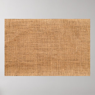 Textur Jute Leinen Hintergrund Poster