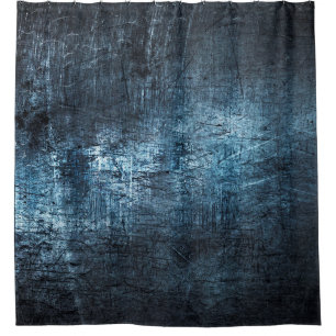 Textur Metall graue blaue Hintergrund Duschvorhang