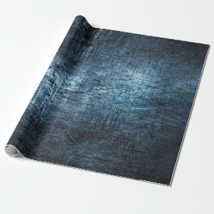 Textur Metall graue blaue Hintergrund Geschenkpapier