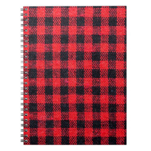 Textur mit Rastermuster, roten Quadraten und Notizblock