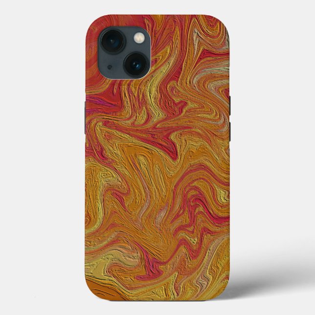 Textur-Muster abstrakt-Kunst Case-Mate iPhone Hülle (Rückseite)
