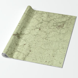 Textur Olivgrün Vintage Rustikal Decoupage Geschenkpapier