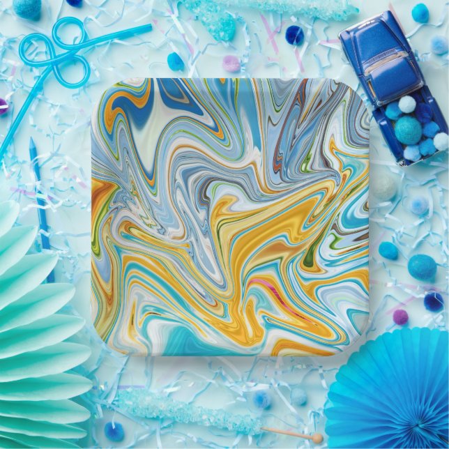 Textur Pappteller (Party)