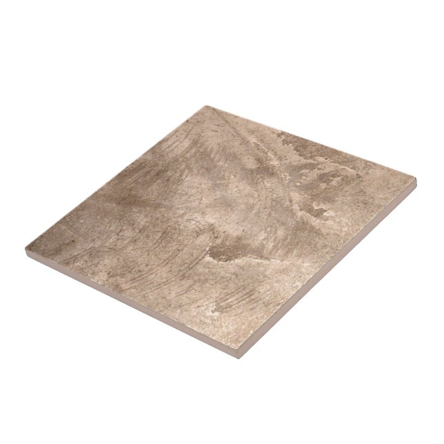 Textur Rustikale Vintag Brown Beige Tan Grunge Fliese (Seite)