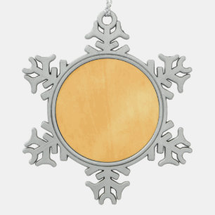 Textur Schneeflocken Zinn-Ornament