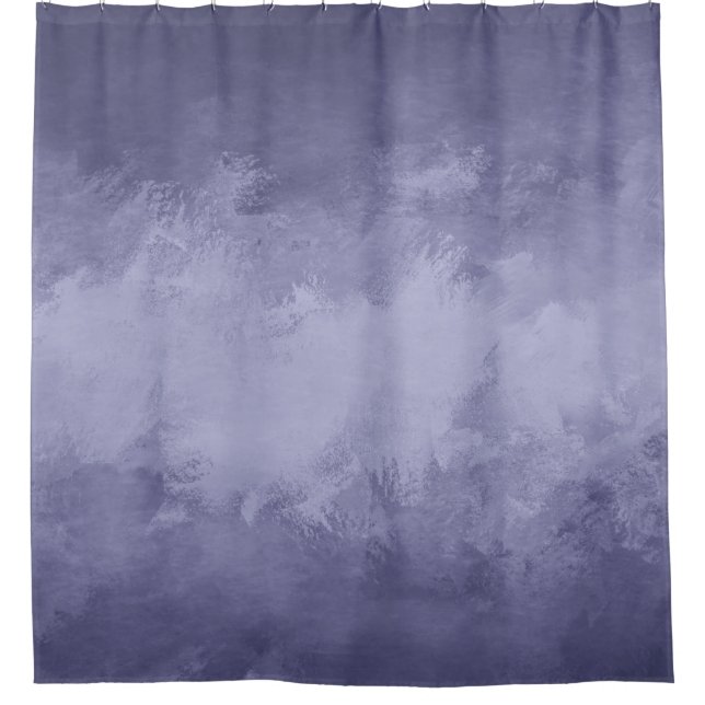 Textur-Selen-Blau-Acryl Duschvorhang (Vorderseite)